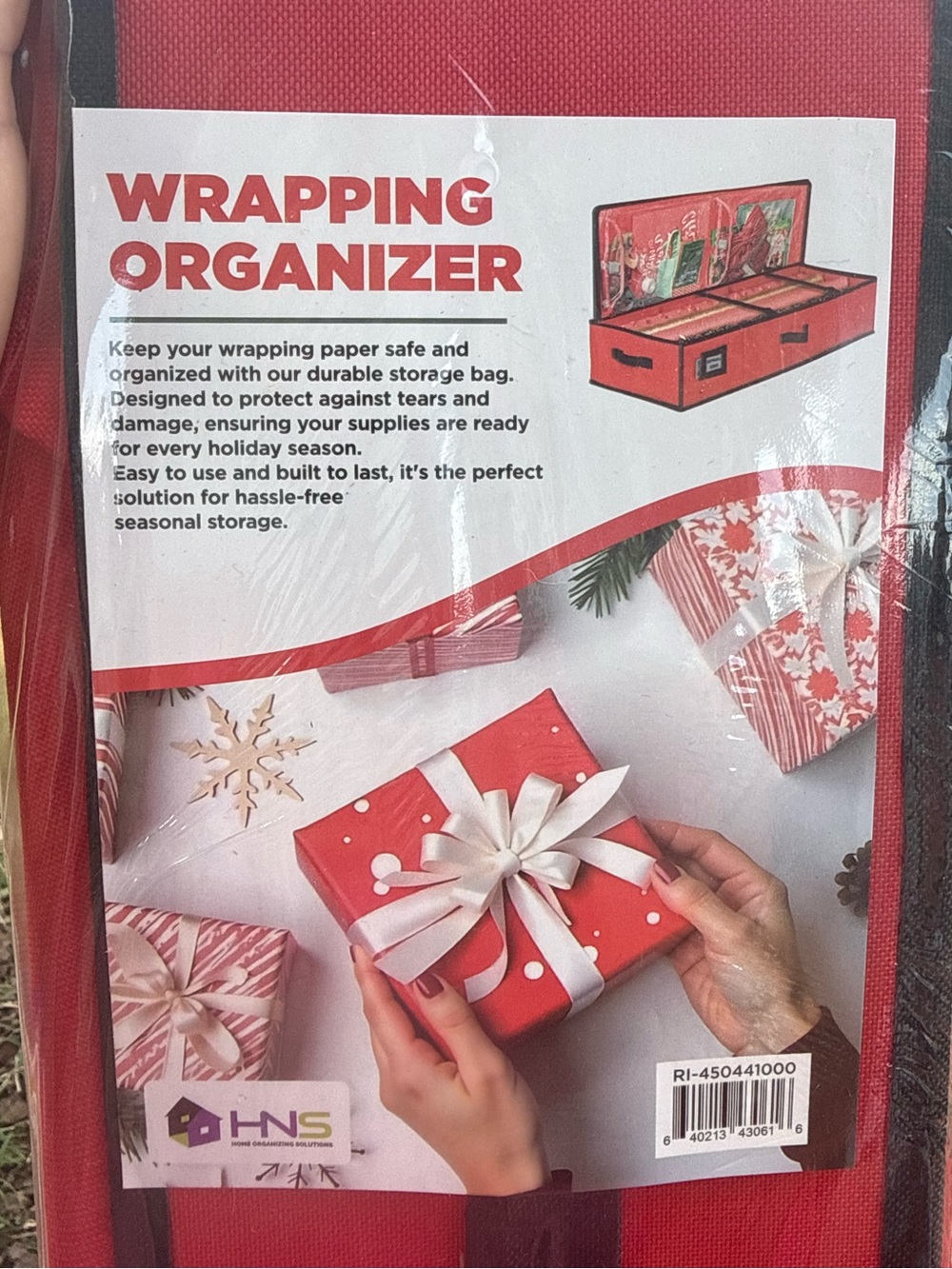Premium Wrapping Paper Storage Container - NEW - Picture 4 of 4
